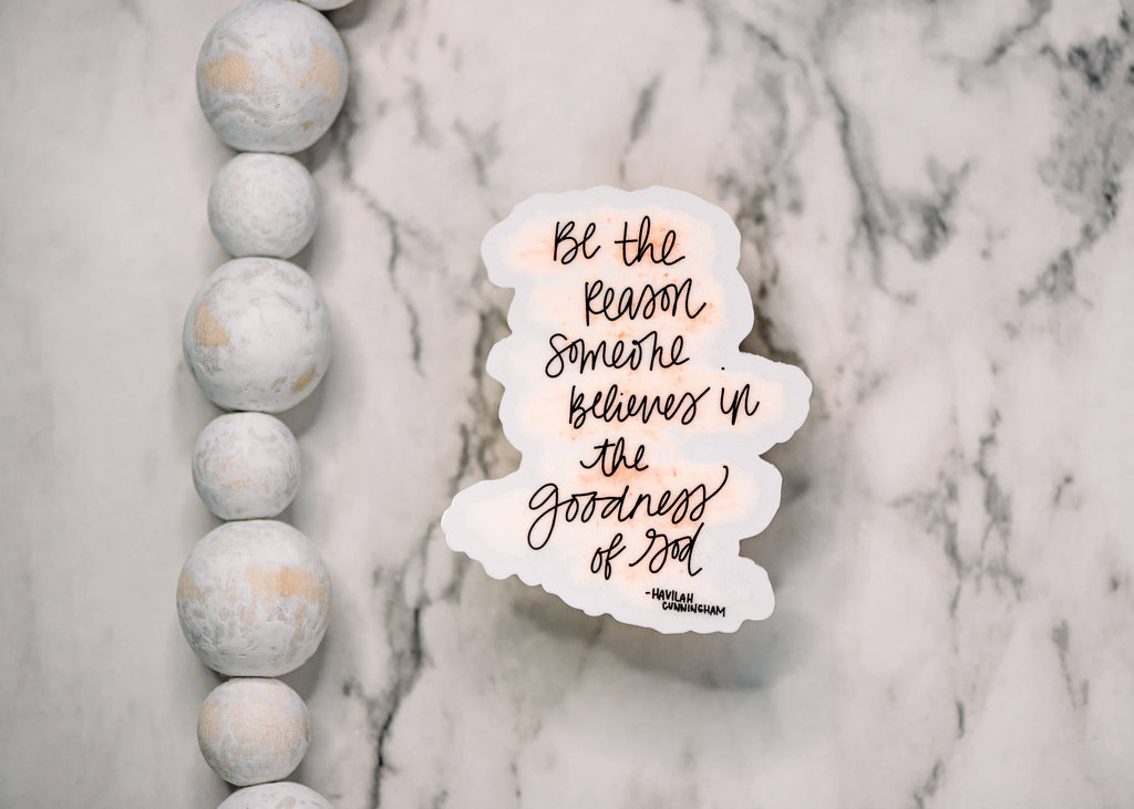 Goodness Of God Sticker