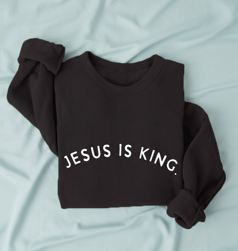 Jesus Is King Graphic Sweatshirt
