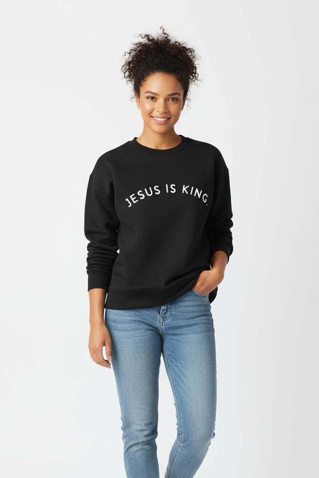 Jesus Is King Graphic Sweatshirt