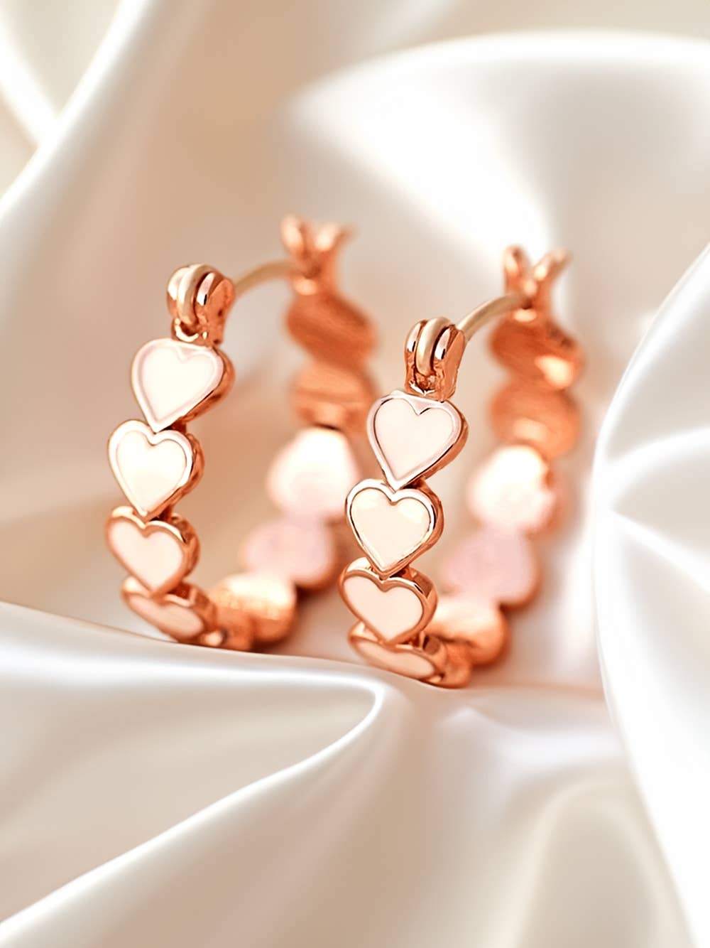 Heart Hoop Earrings