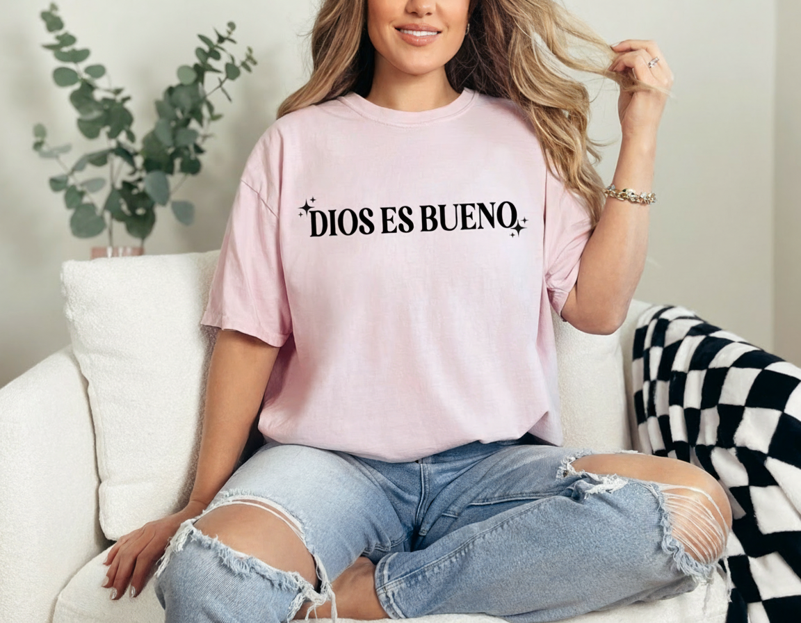"Dios es Bueno" Spanish Tee