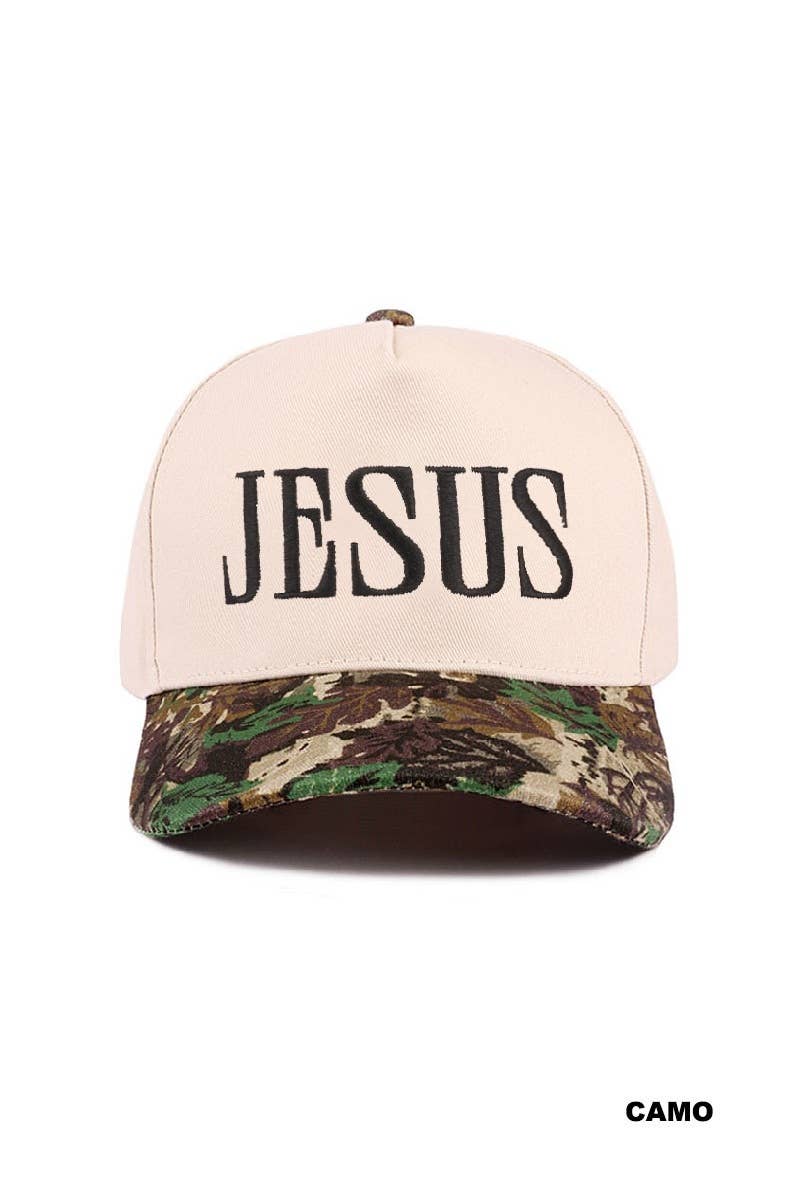 Jesus Canvas Cap