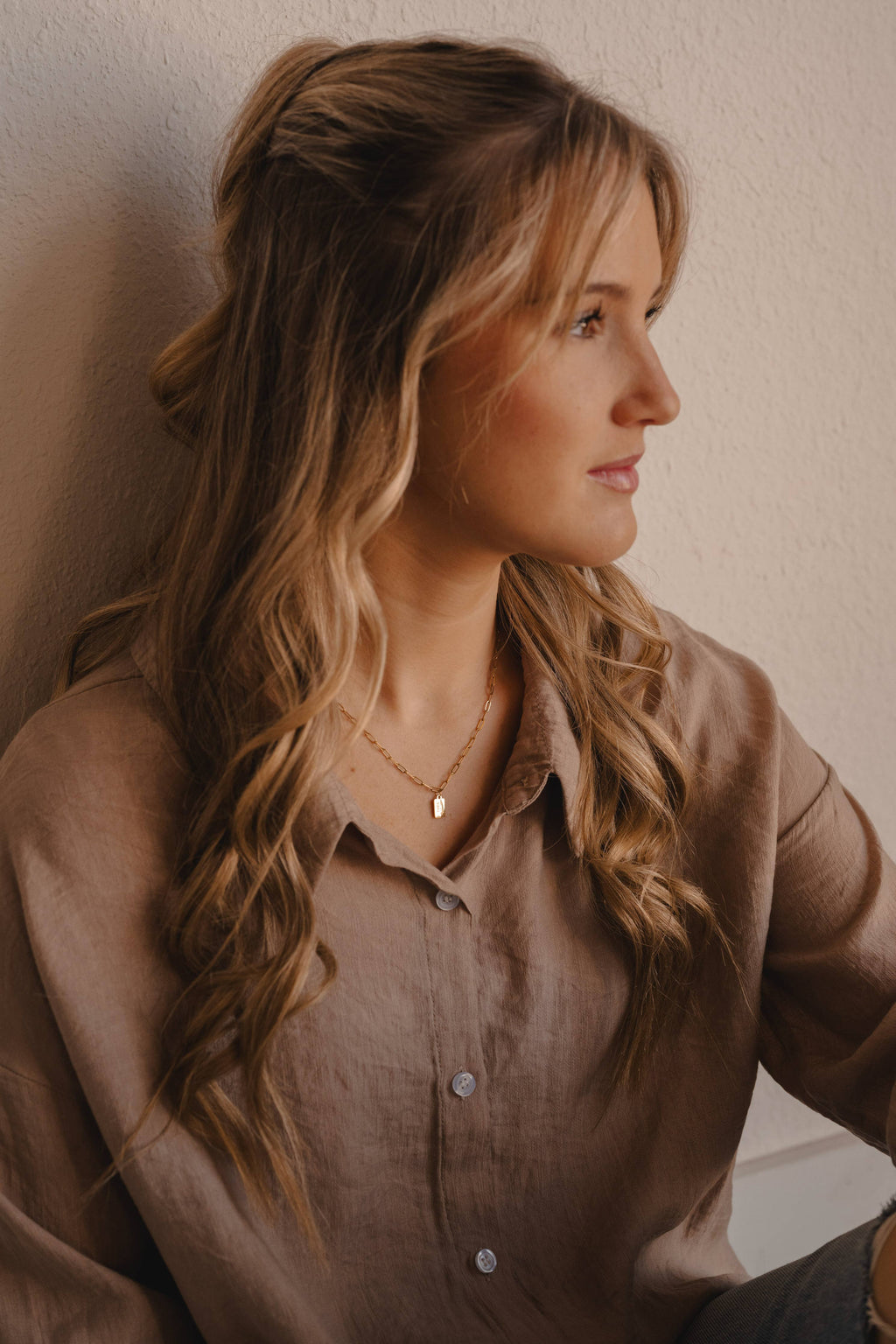 “Pray Big” Mini Tag Necklace