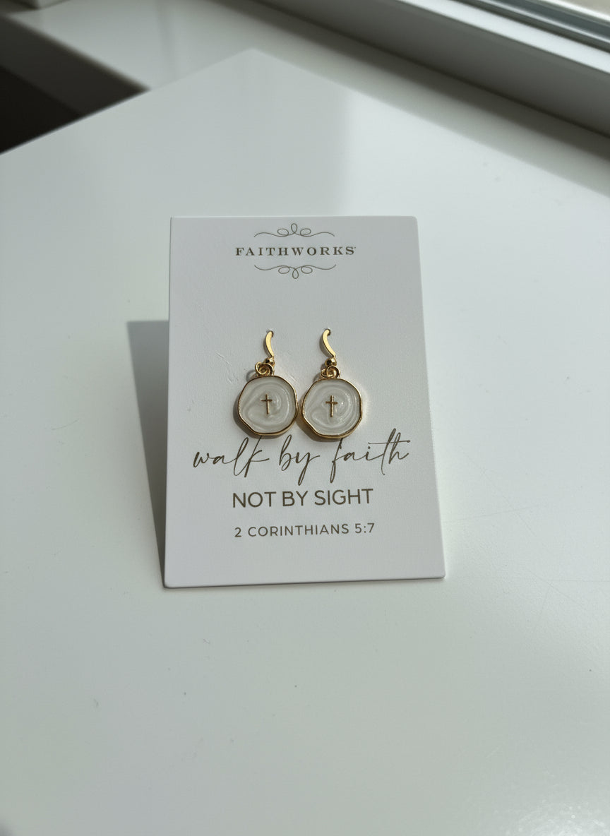 Walk By Faith Not By Sight - Earrings