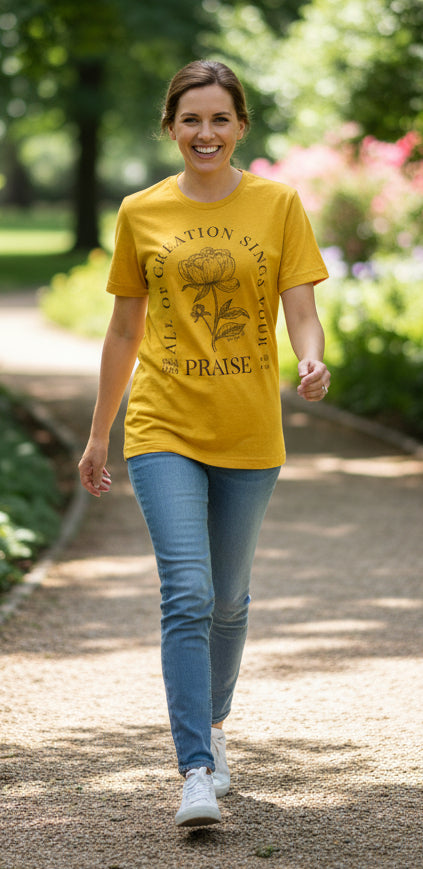 Peony Floral Graphic Tee