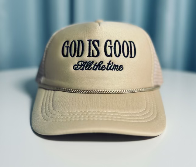 God Is Good Mesh Trucker Cap