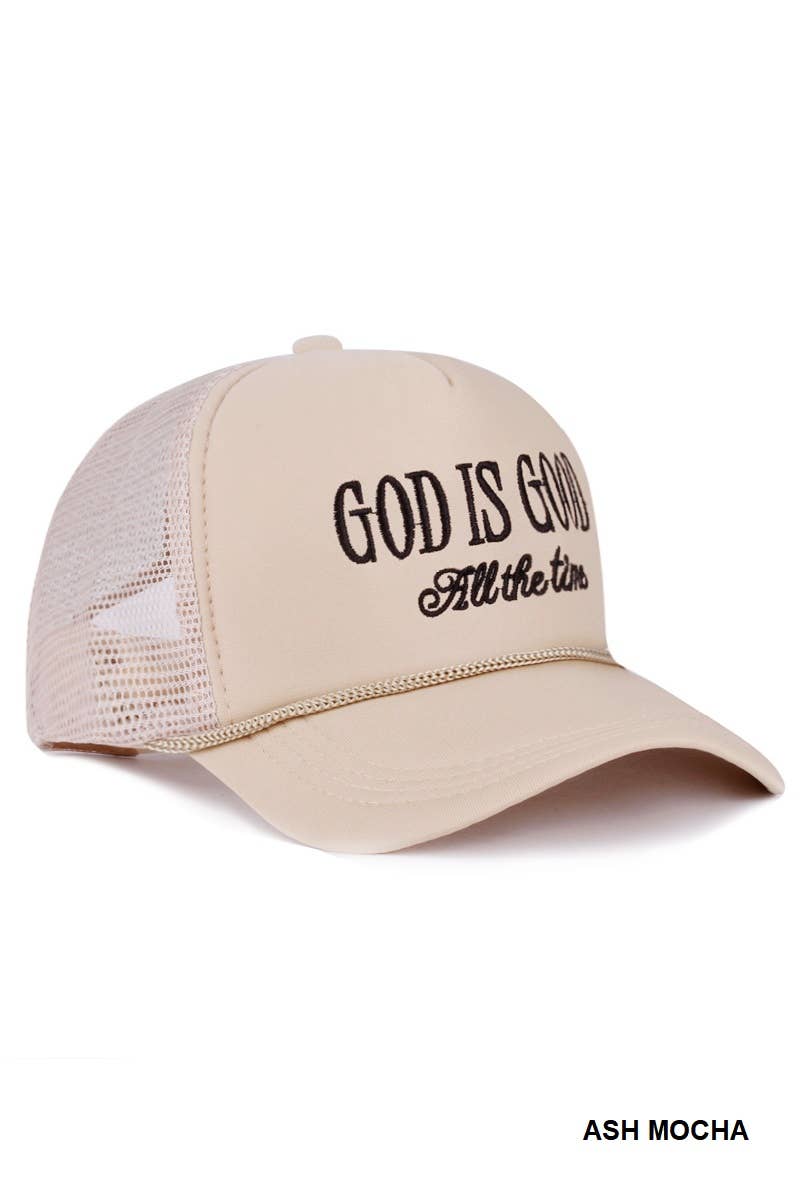 God Is Good Mesh Trucker Cap
