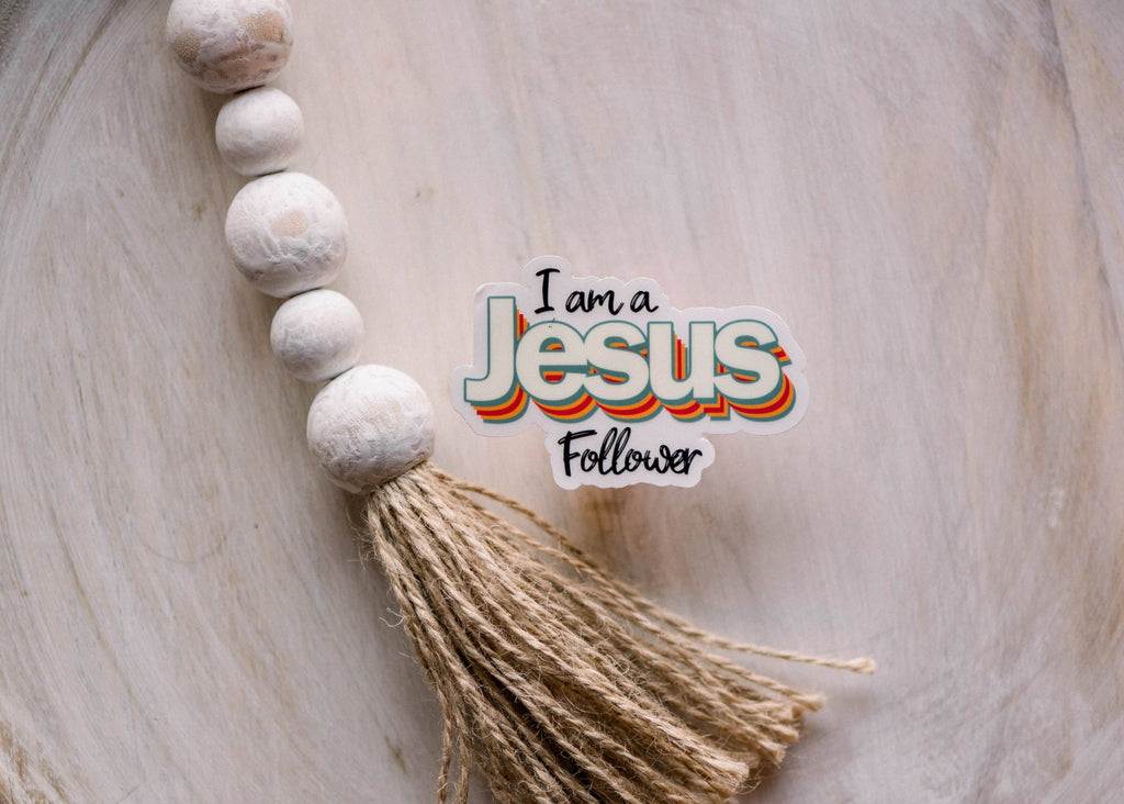 I Am A Jesus Follower Sticker