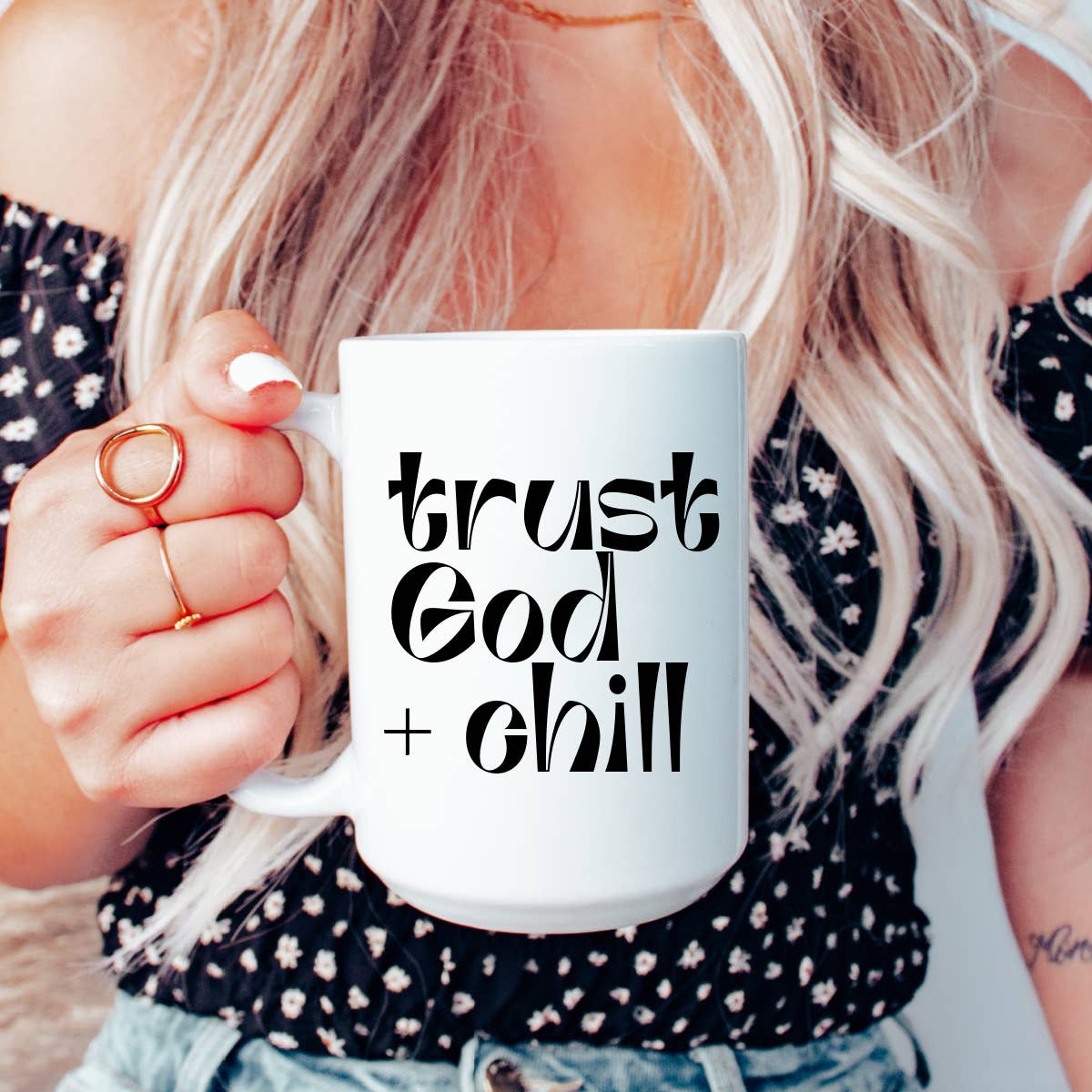 Trust God + Chill Mug